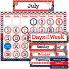 Teacher Created Resources Nautical Calendar Bulletin Board Display Set
