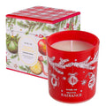 ROMIIE ZOI Christmas Scented Jar Candle - 6oz Soy Wax Candle - Festive Radiance Infused with Sweet Pine Aroma - with Beautiful K