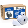 Vonlyst 3 1/8 X 230 Thermal Paper Receipt Roll For Epson Printer (Pack 24 Rolls)