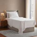 Nestl Twin Xl Sheets Set - 3 Piece Twin Xl Bed Sheets, Deep Pocket, Hotel Luxury, Extra Soft, Breathable And Cooling, Off White Twin Xl Sheet Set