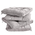 Tiita Chair Cushions For Dining Chairs Set Of 4, 18X18 Inch Seat Cushions With Ties, Square Floor Pillows Pad For Indoor/Outdoor