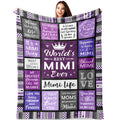 Atokker Mimi Gifts, Gifts For Mimi, Mimi Gifts For Grandma Blanket, Birthday Gifts For Mimi Grandma Grandmother, Mother'S Day Fo