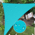 Windscreen4Less 12'X12'X17' Waterproof Sun Shade Sail Right Triangle Shade Canopy Cover Uv Block For Backyard Patio Deck Balcony