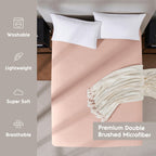 Nestl Extra Deep Pocket Full Fitted Sheet, Peach Beige Full Size Fitted Sheet Only, 1800 Microfiber Fitted Bed Sheet, Ultra Soft Full Bed Fitted Sheet Fits Up To 24 Inch Mattress