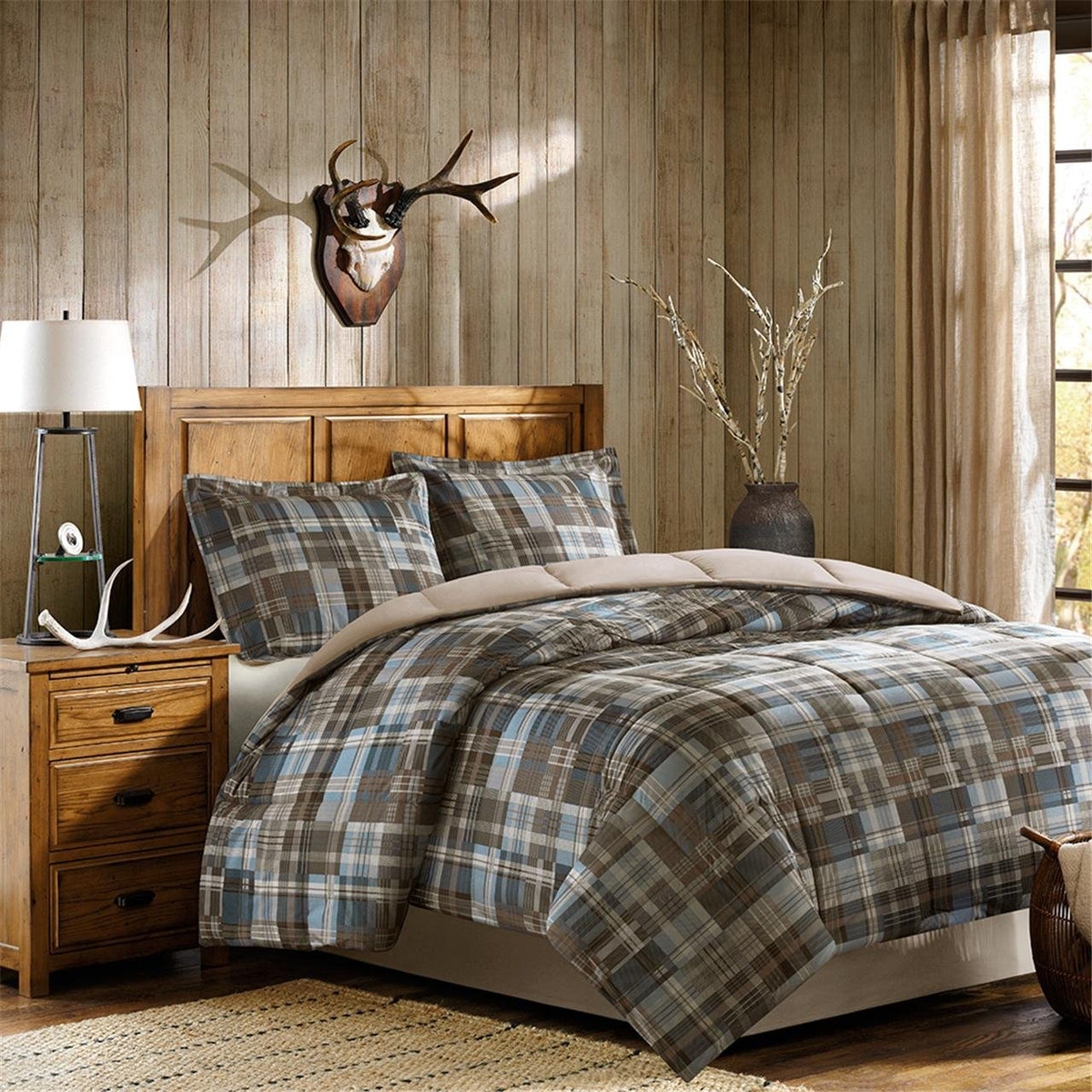 Woolrich Comforter Set, Cabin Lodge, Warm Cover For Colder Season, Modern Cottageinspired Down Alternative Ultra Soft Microfibe