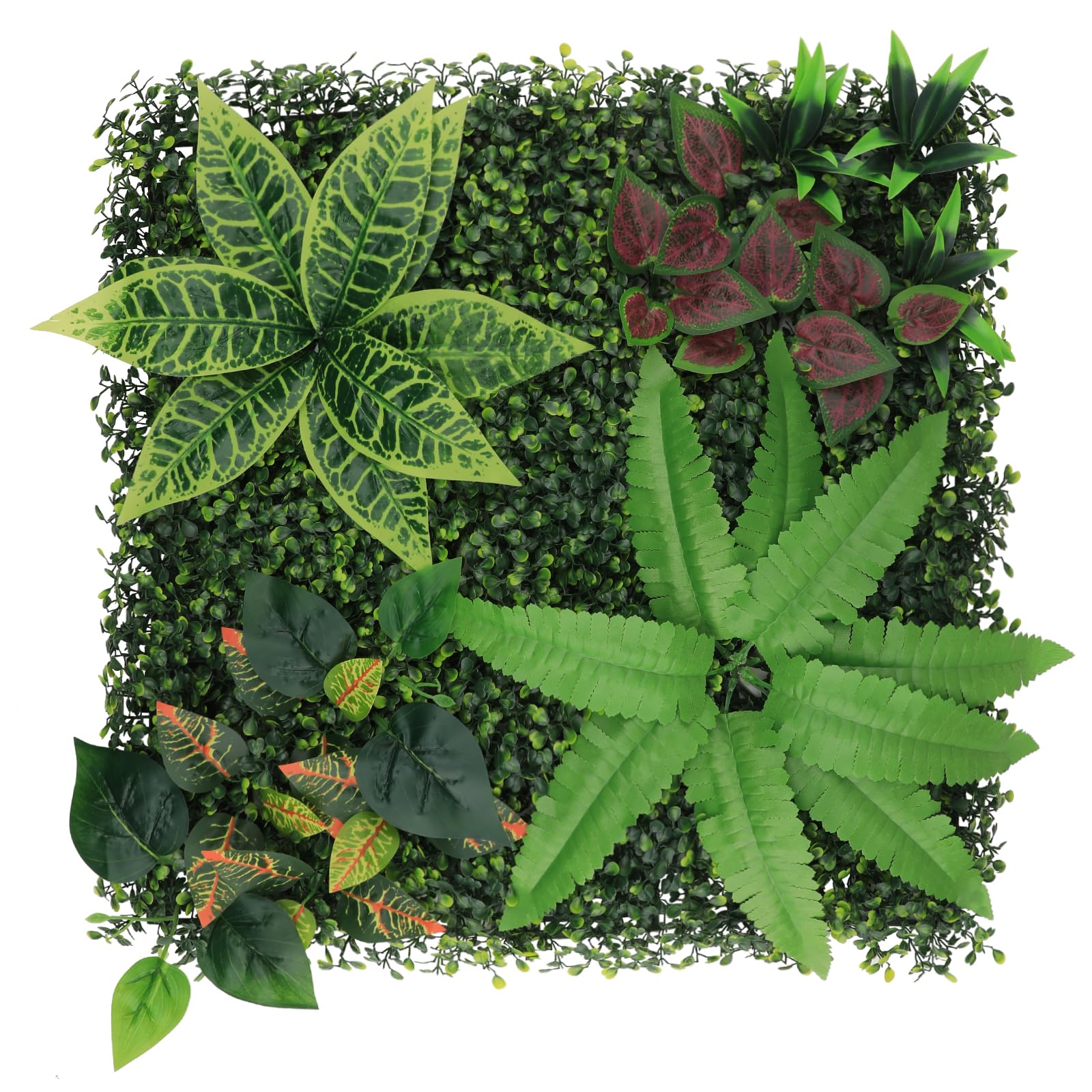 Luyue 12Pcs Artificial Grass Wall Panels Greenery Backdrop 20     20    Green Ivy Hedge Panel Greenery Grass Wall Decor Privacy