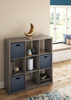 Closetmaid 9 Cube Open Back Storage, Graphite Gray