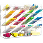 Beygorm Acrylic Vertical Marker Organizer For 200 Markers,Angled Pen Holders Desktop Organization,Clear Large Stationary Pencil