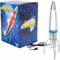 Rhode Island Novelty 18 Inch Blue Rocket Ship Lamp, One Per Order