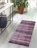 Unique Loom Del Mar Collection Area Rug - Lucille (2'x 8' Runner, Violet)