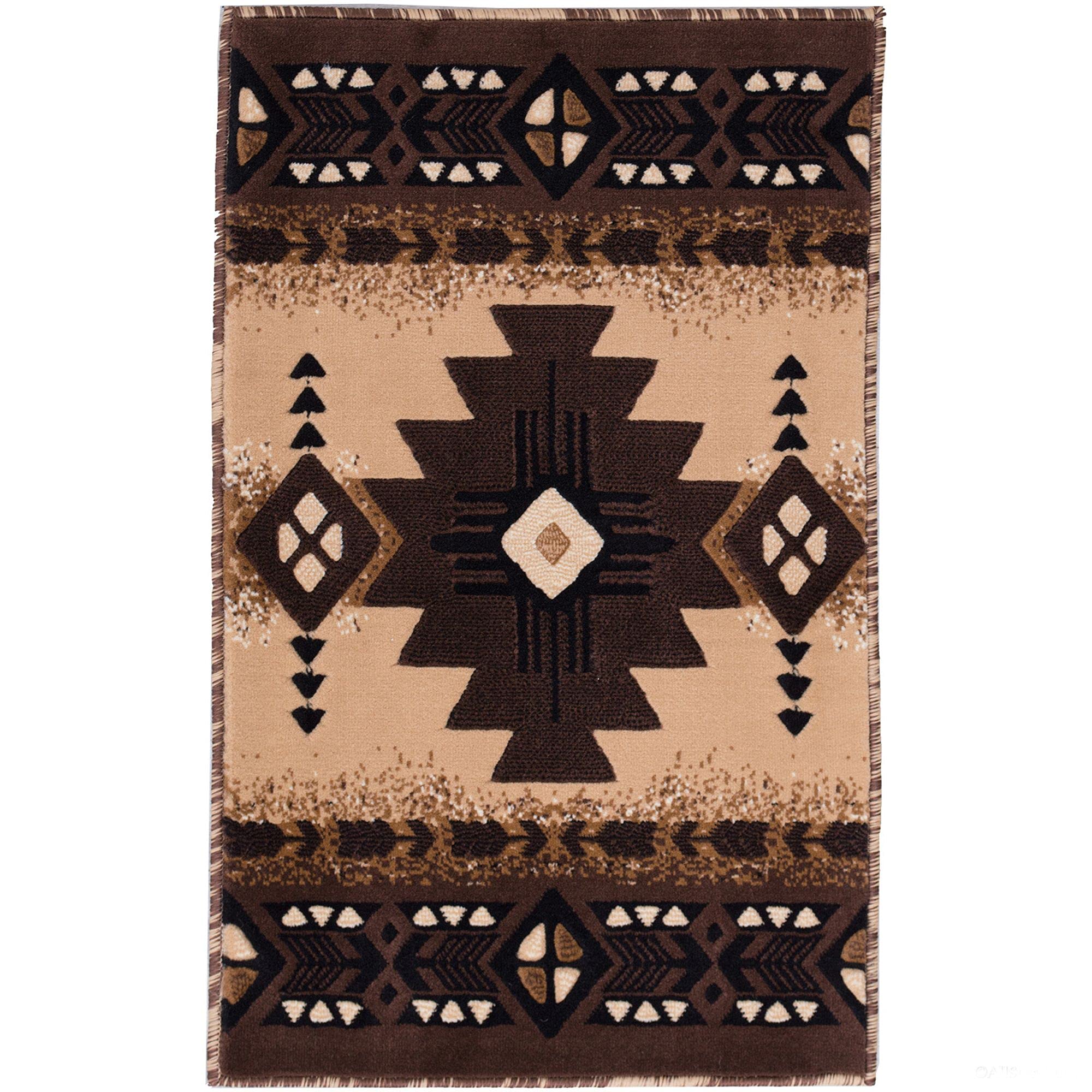 YHSF South West Native American Area Rug C318 (Berber, 2 Feet x 3 Feet 4 Inches)