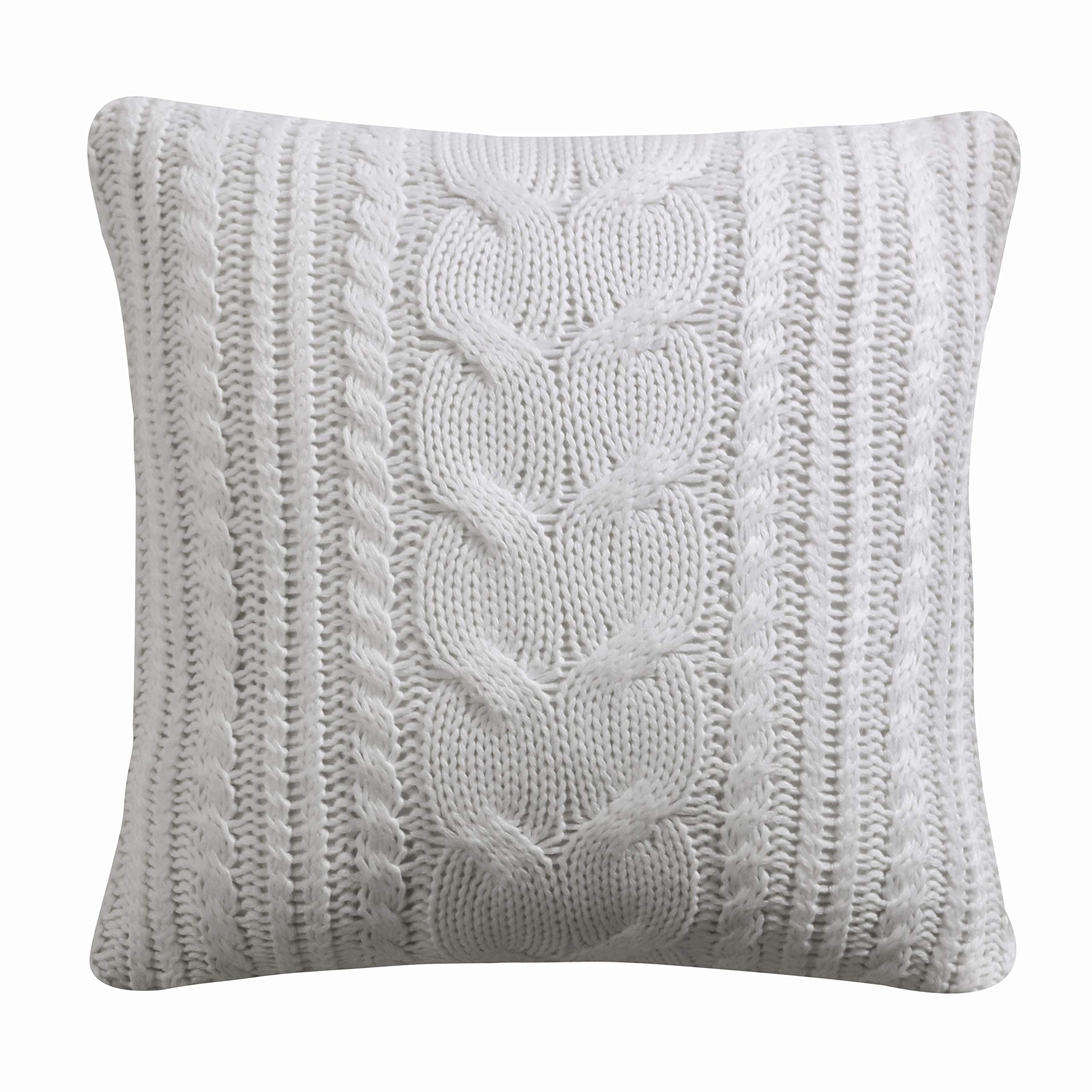 Levtex Home - Camden -Decorative Pillow (18X18In.) - Knit Cream - Cream