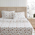 Martha Stewart - Flannel Sheets Queen Size, Anti-Pilling & Wrinkle Resistant Cotton, Touchably Soft for All-Season Comfort - Bed