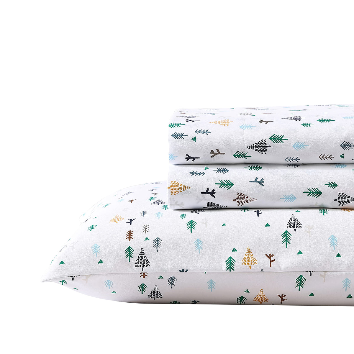 Eddie Bauer Twin Sheets Set - Stain-Resistant Toddler Bedding with Sham, Super Soft in Dreamland Green, Model USHSA01241799