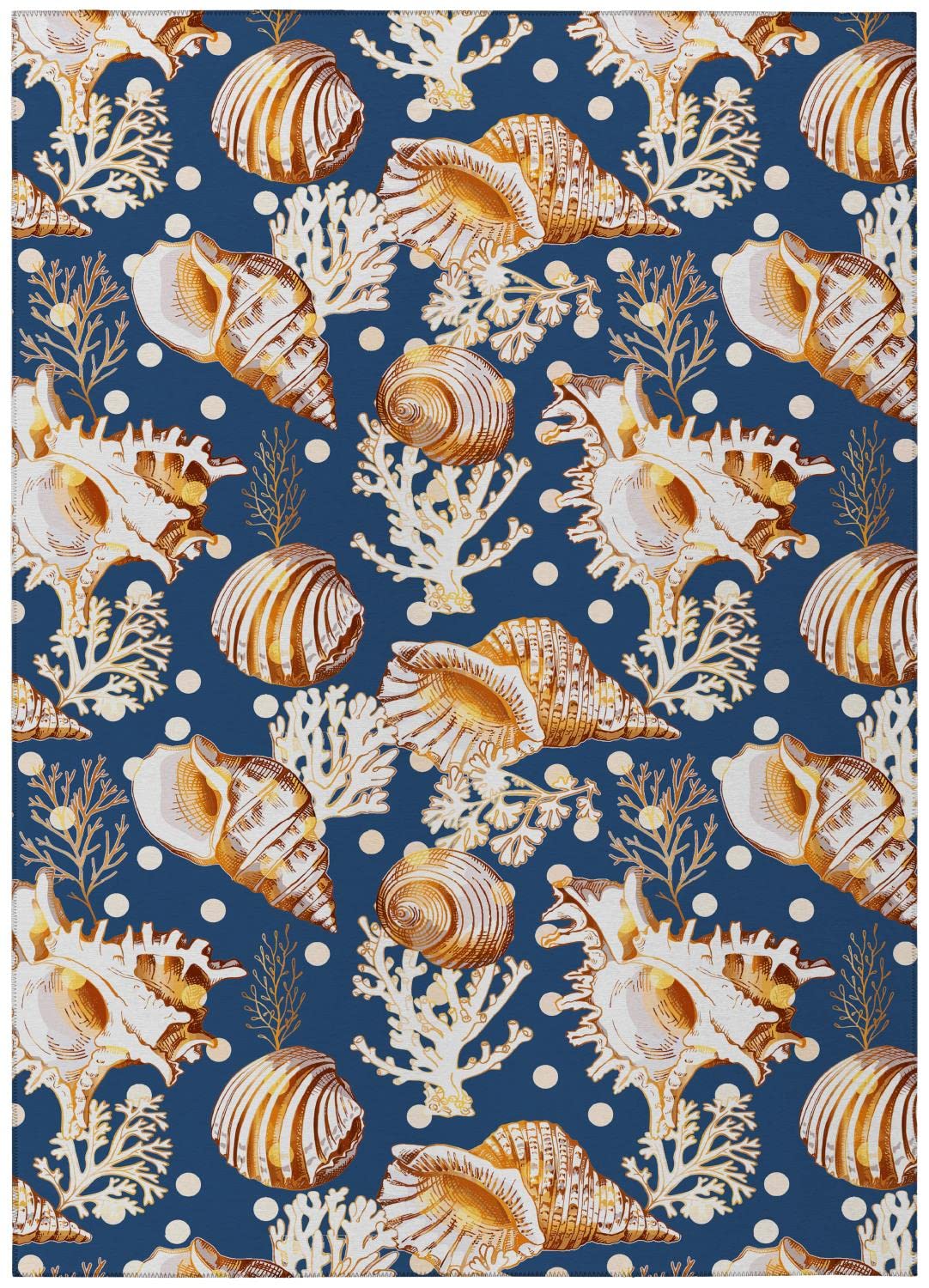 Dalyn Indoor Outdoor Seabreeze Sz6 Navy Washable 10' X 14' Rug Sz6Na10X14