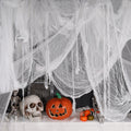 ZYP 410 x 80 Halloween Creepy Cloth White Spooky Fabric Large Halloween Decorations Gauze Cloth Spooky Giant Cheese Cloth Hallow