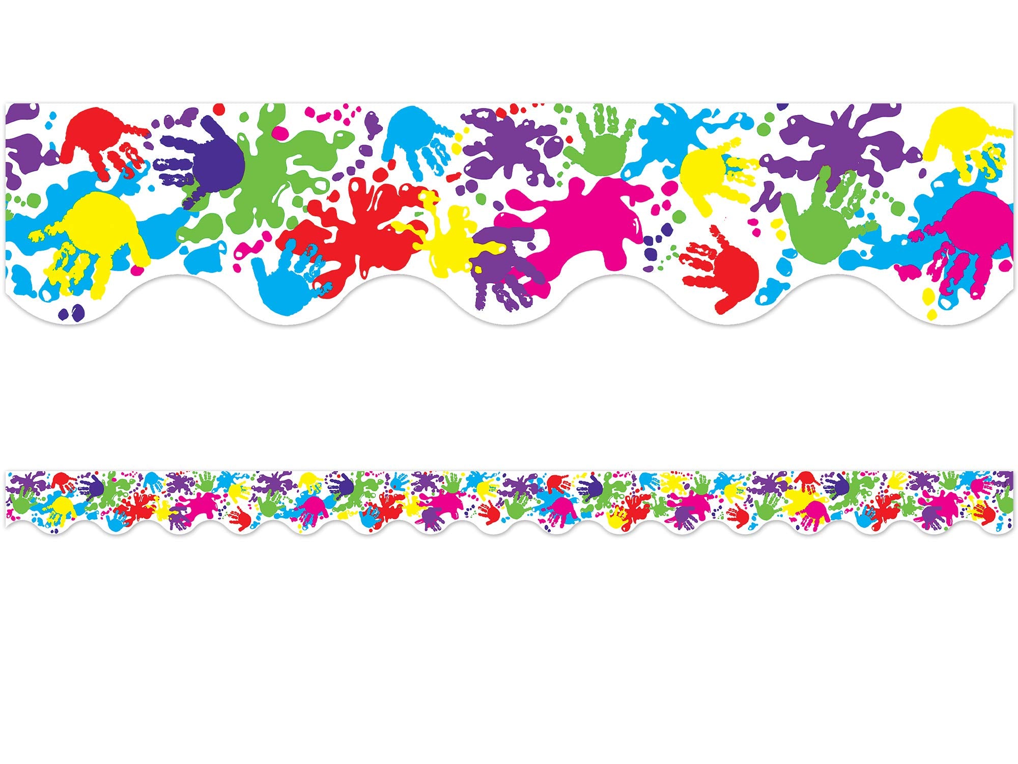 Teacher Created Resources Helping Hands Border Trim, Multi Color (4138)