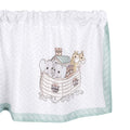 EVERYDAY KIDS Precious Moments Noahs Ark Window Valance for Toddler and Baby Boys Animal Image of Giraffes, Tigers and Elephants