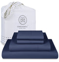 Threadmill Supima Cotton Sheets Queen, 1200 Thread Count Queen Sheets For Queen Mattresses, 4 Piece Luxury Bed Sheets, Sateen We