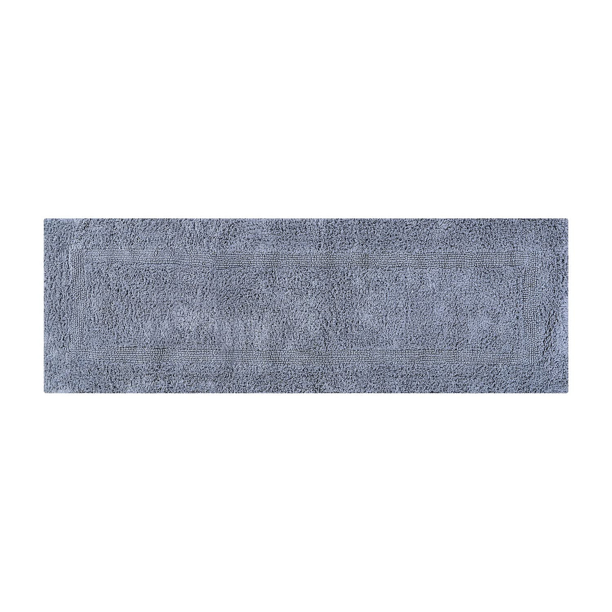 Better Trends 100% Cotton Lux Collection Bath Mats, Silver Bath Mat - Tufted, Reversible & Absorbent & Machine Washable Bath Mat
