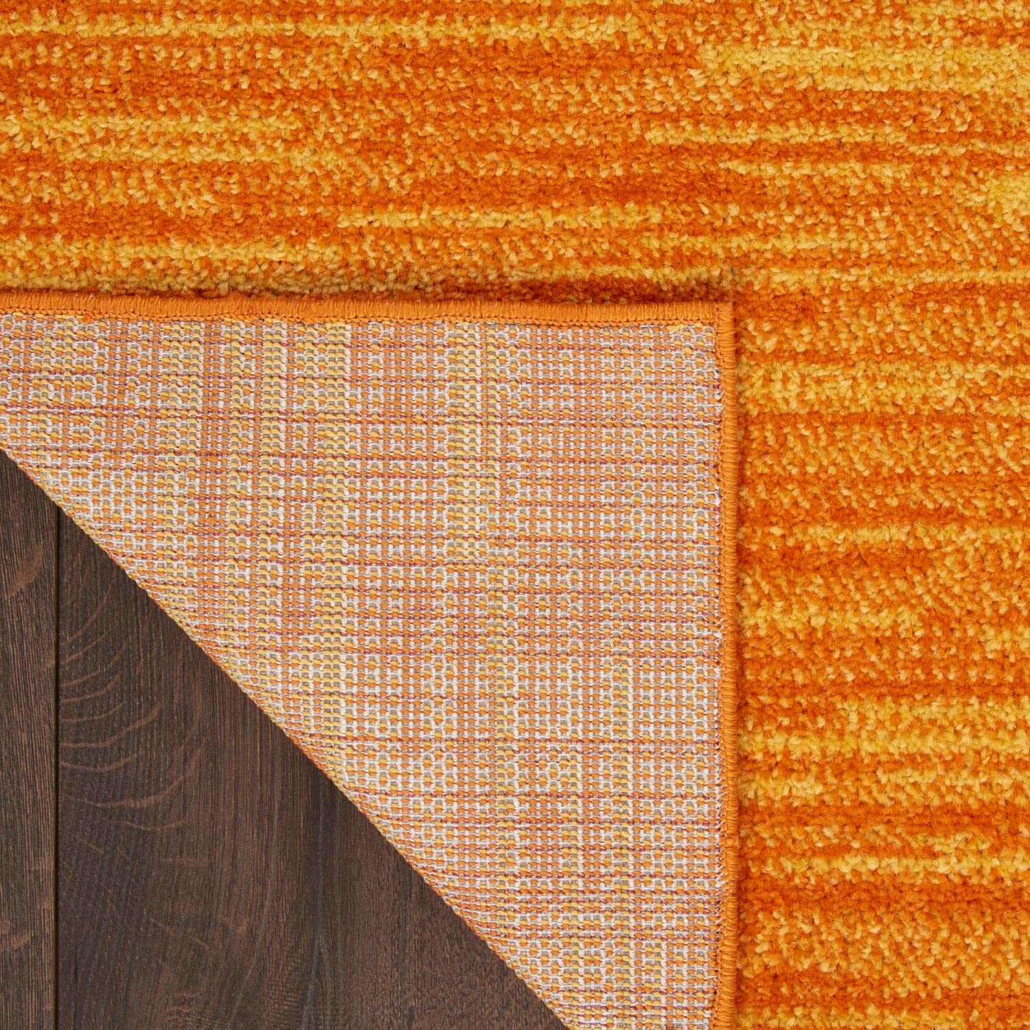 Nourison Essentials Indoor/Outdoor Sunburst 6' X 9' Area Rug, Easy -Cleaning, Non Shedding, Bed Room, Living Room, Dining Room, Backyard, Deck, Patio (6X9)