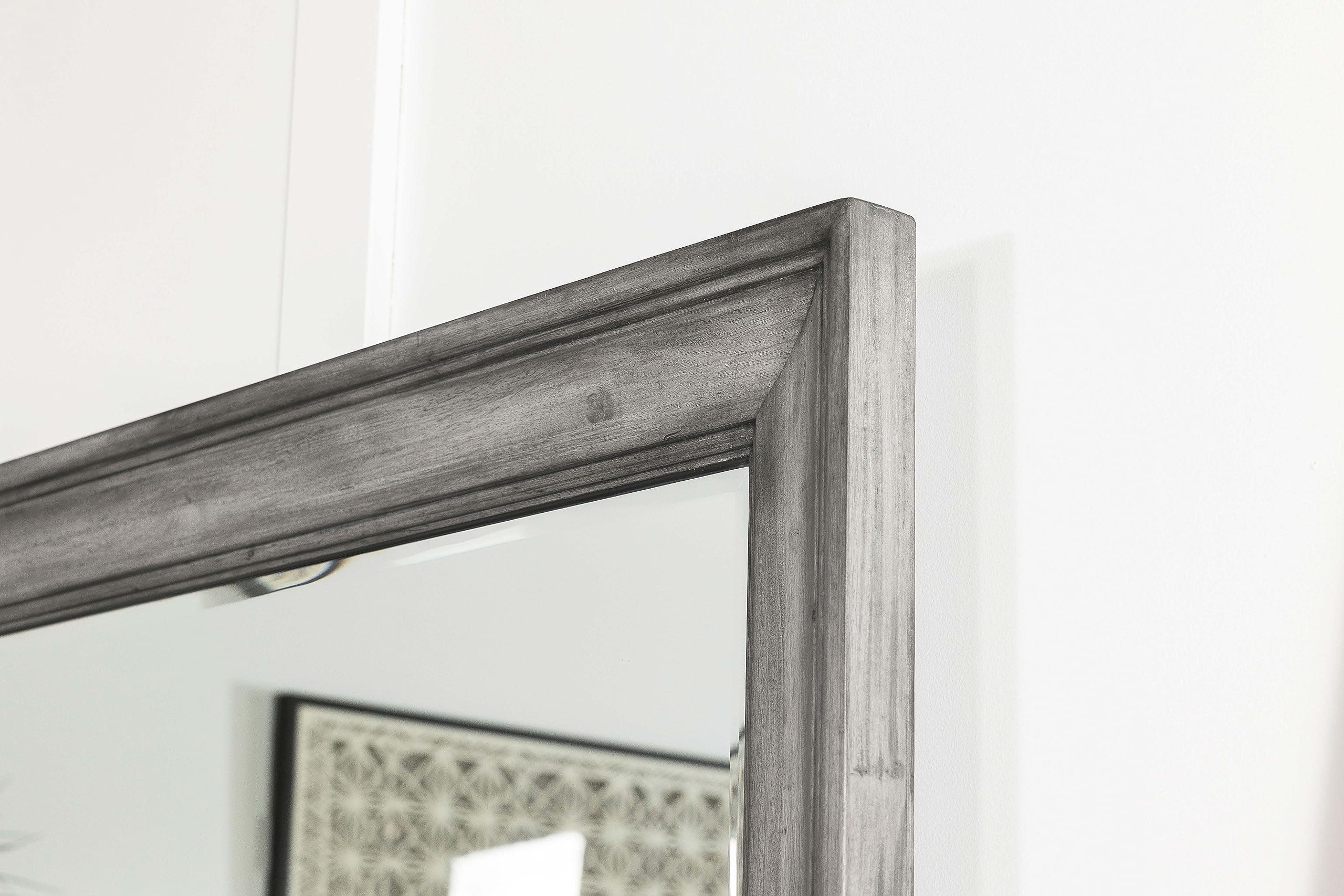 Coaster Home Furnishings Avenue Rectangular Dresser Mirror Grey