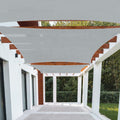 Patio Paradise 12' X 17' Sun Shade Sail Rectangle Canopy Patio Cover Sunlight Block Awning Heavy Duty Commercial Grade For Backy