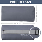 Rasugarlary Headrest Pillow For Patio Chaise Lounge Chair, Outdoor Chaise Pillows With Adjustable Elastic Stripe Head Resting Pi