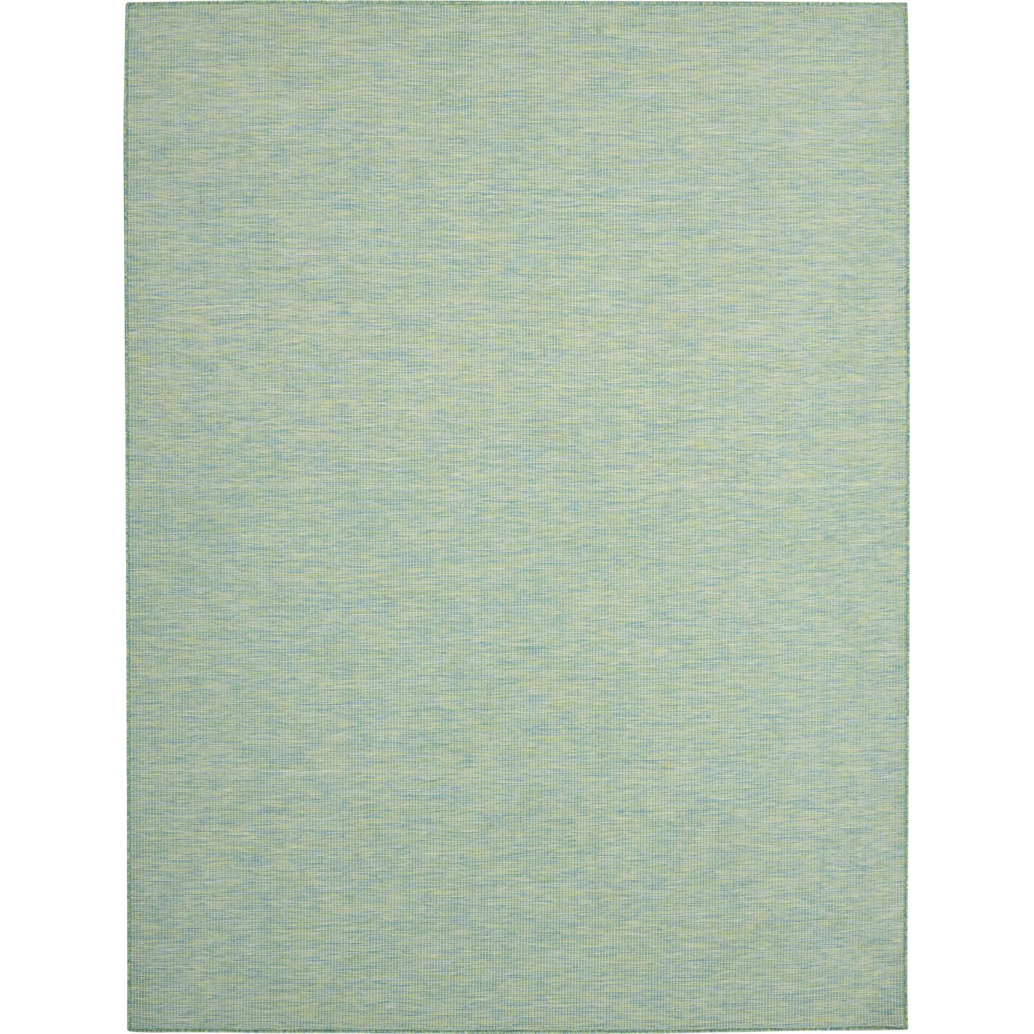 Nourison Positano Indoor/Outdoor Blue/Green 7' X 10' Area Rug, Easy Cleaning, Non Shedding, Bed Room, Living Room, Dining Room,