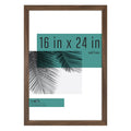 MCS Studio Gallery 16x24 Poster Frame Walnut Woodgrain, Vertical & Horizontal Wall Hanging Large Picture Frame for Photos, Poste