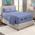 Nestl Extra Deep Pocket Bed Sheet Set - 4-Piece Hotel Bed Sheet Set Deep Pocket Bed Sheets 18-24 Inch Deep Pockets - Fitted Shee