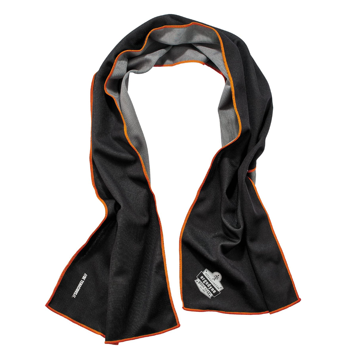 Ergodyne Chill Its 6602MF Cooling Towel, Soft Microfiber Material, UPF 50+,Gray,41" x 9.84"