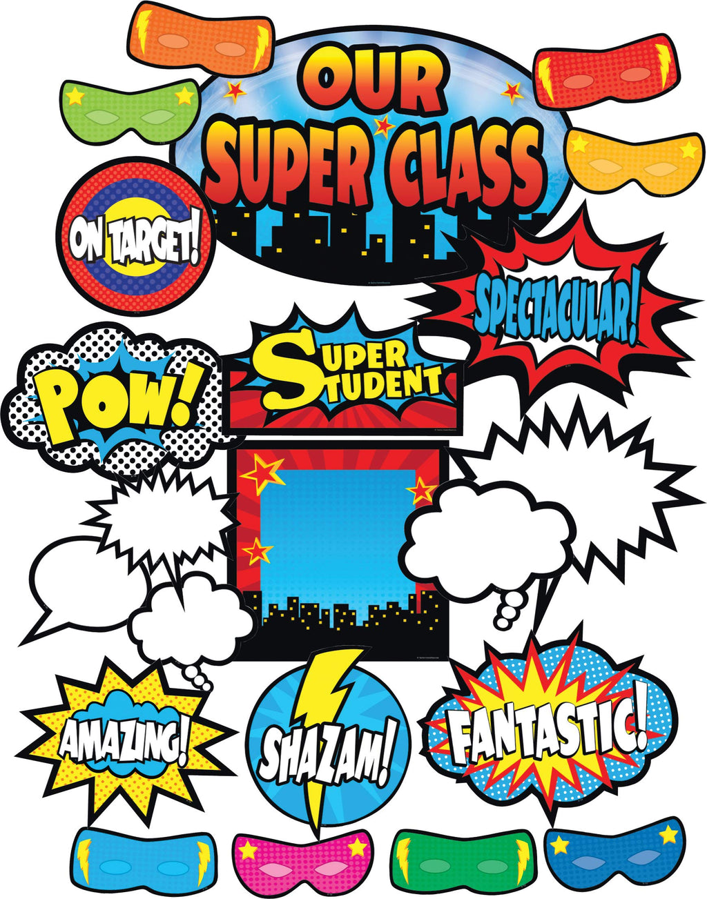 Teacher Created Resources Superhero Bulletin Board (Tcr5568)