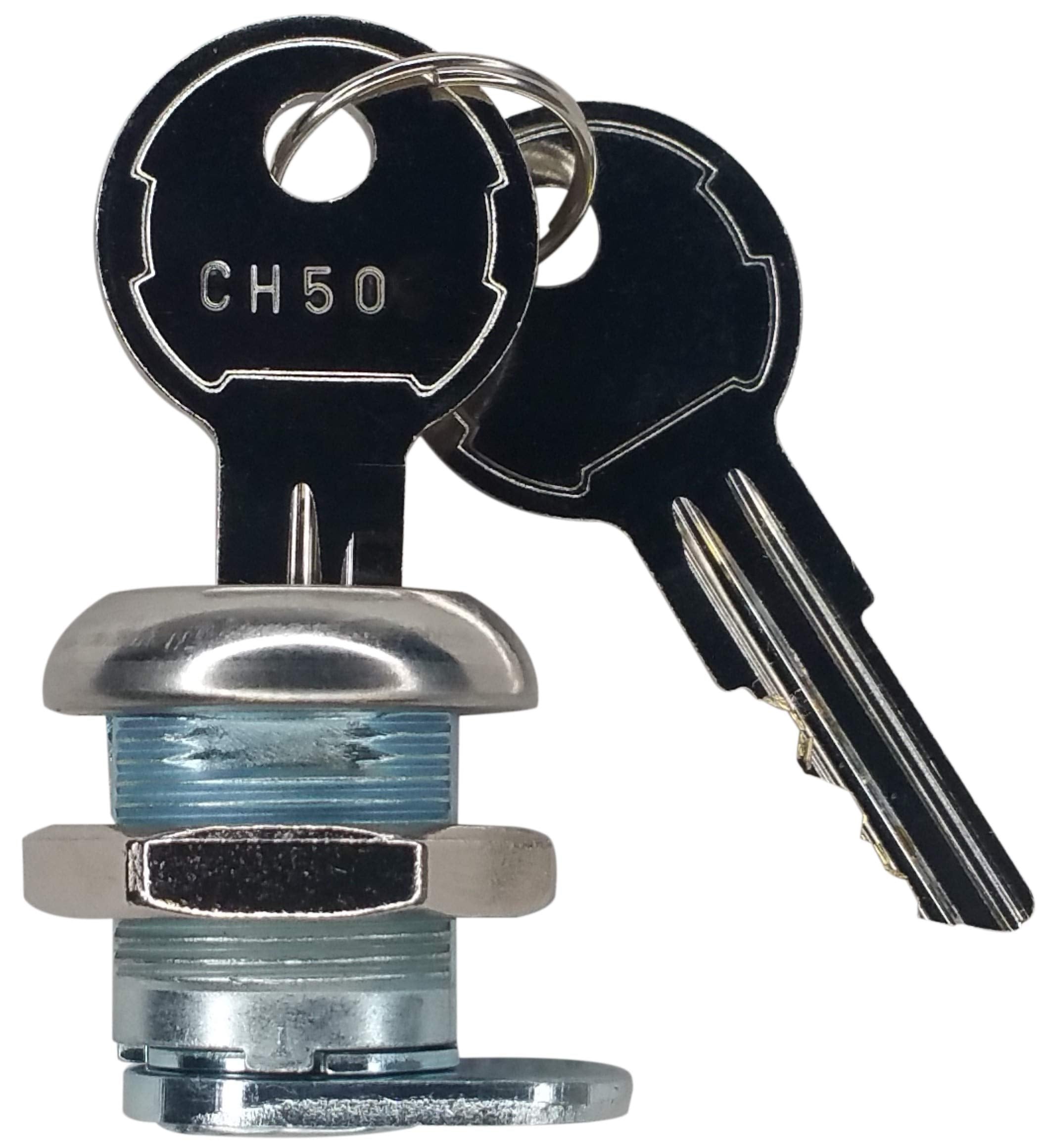 Jquad Truck Tool Box Lock With Keys - Replacement Pickup Toolbox Lock Cylinder For Latch (1 Pack)