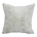 Blazing Needles Square Faux Fur Throw Pillow, 17", Agora Soap