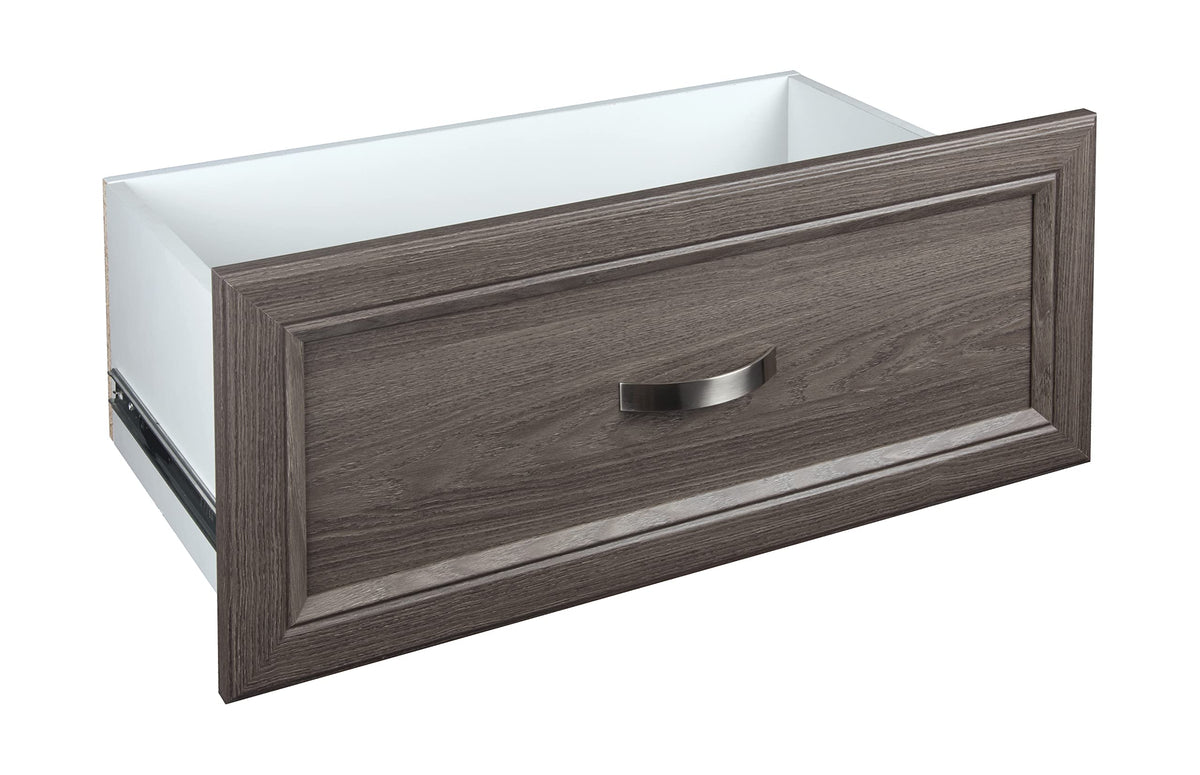 ClosetMaid SuiteSymphony Wood Drawer, Add On Accessory, Shaker Style, for Storage, Closet Clothes, x 10    Size for 25 in. Units