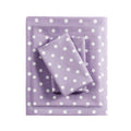 Mi Zone - Mz20-419 100% Cotton Percale Ultra Soft Sheet Set, Full, Purple Polka Dot