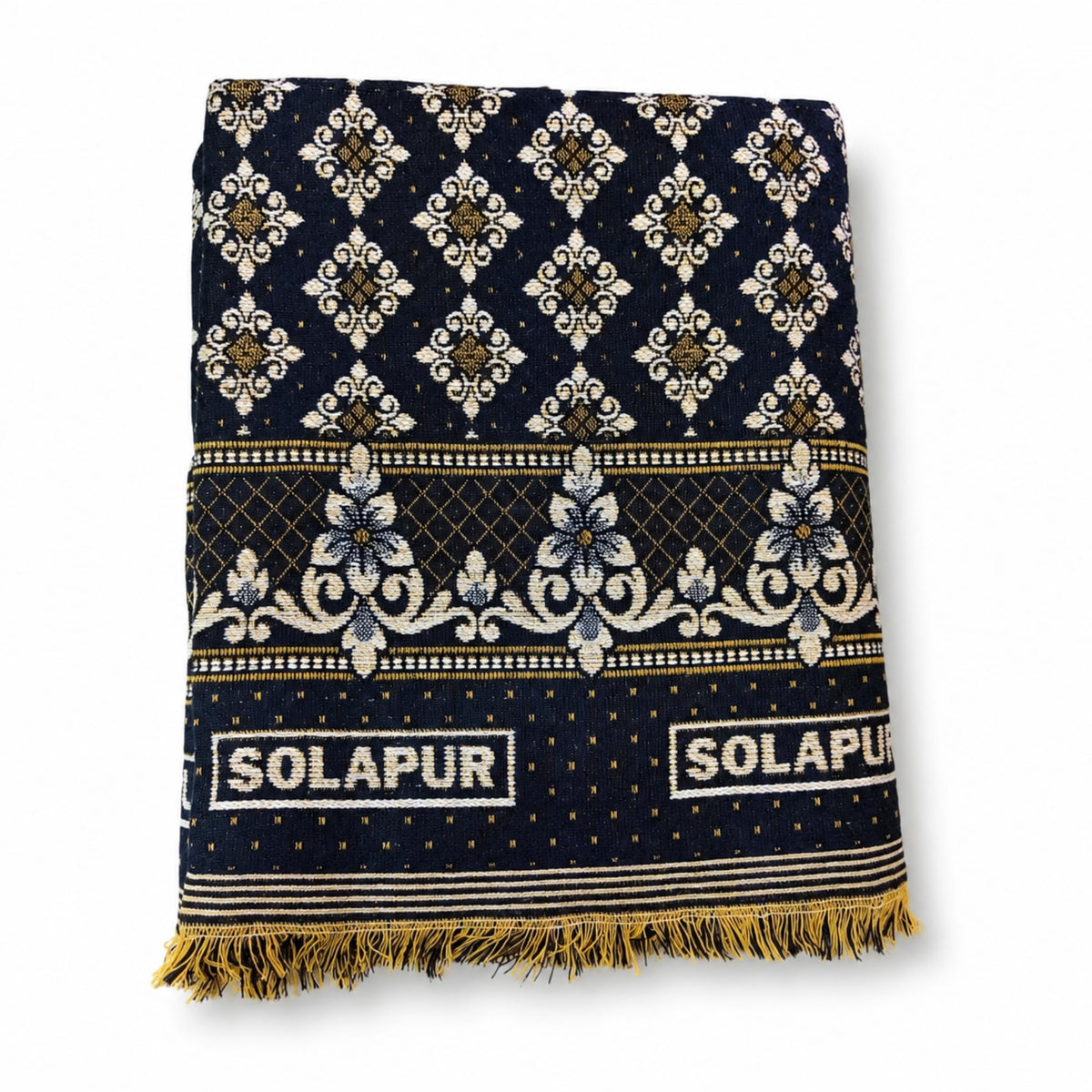 Texstyle Cotton Solapur Chaddar 1Kg (60x90 Inch) | Super Soft, Printed Single Layer, Dohar Blanket for Single Bed | Lightweight 