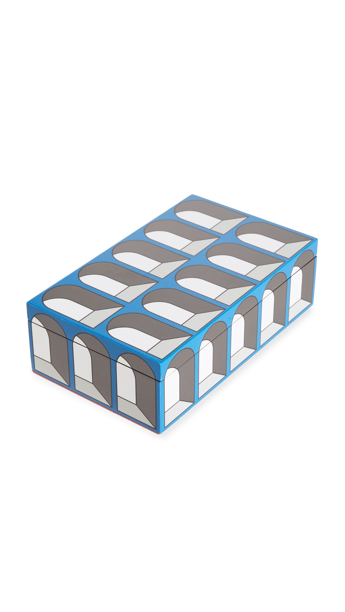 Jonathan Adler Medium Arcade Lacquer Box,Blue