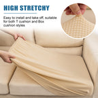 Nc Home Water Repellent Sofa Cushion Slipcovers, Stretch Couch Cushion Cover Loveseat Cushion Protector Slipcovers Couch Covers