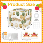 Green Surprise Money Box Gift Pull - Happy Birthday Money Box For Cash Gift Set Included Happy Birthday Card And 35Pcs Transpare