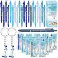 Sayglossy 20 Set Employee Appreciation Gifts Bulk Motivational Lighthouse Ballpoint Pens Inspirational Lighthouse Keychains Enco