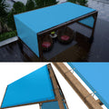 ColourTree 12  x 15  Blue Waterproof Pergola Sun Shade Canopy Replacement Cover UPF50, Commercial Grade 260 GSM Cloth for Outd