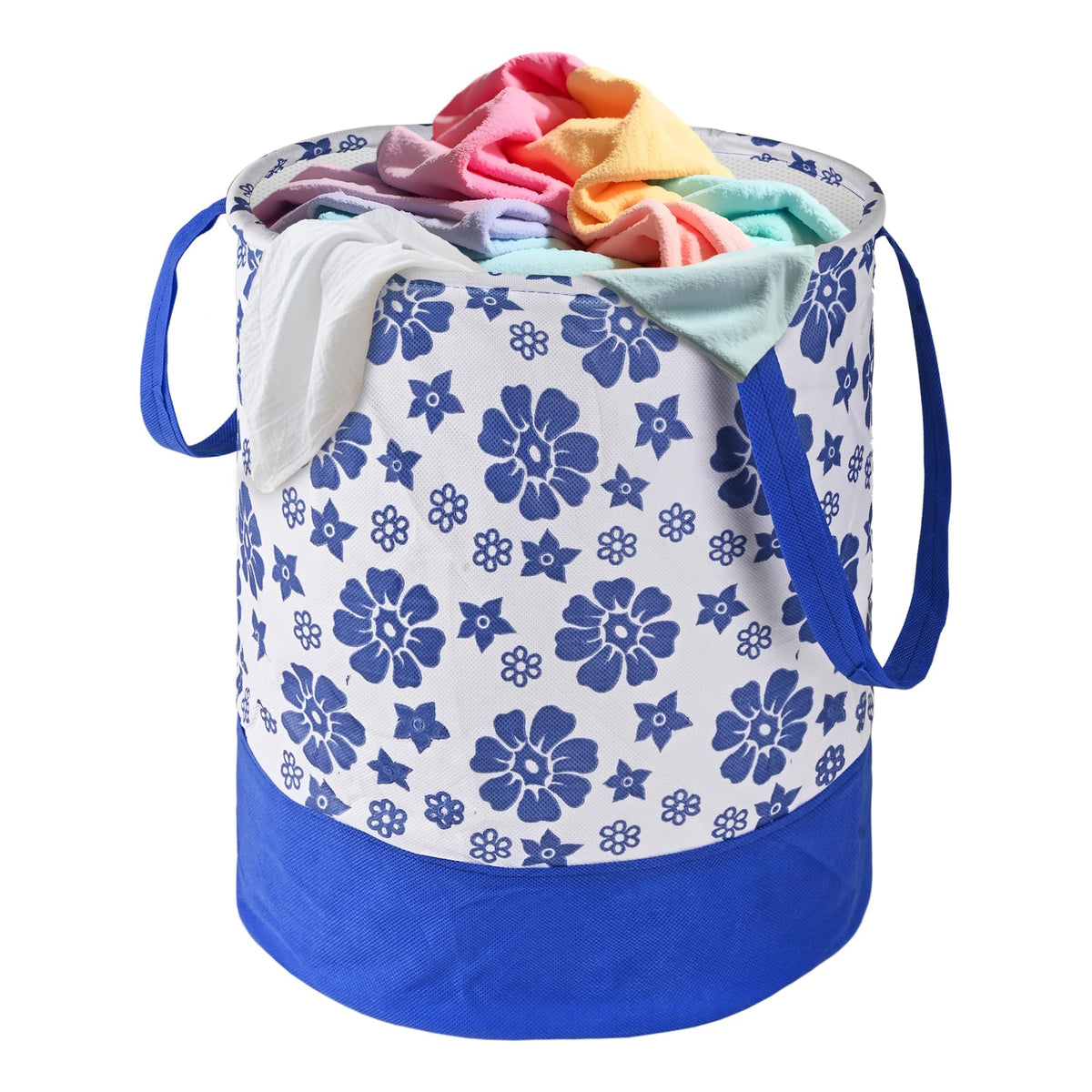 Kuber Industries 45L Foldable Dirty Clothes Laundry Basket With Handles For Washing  Baby Unwashed Dress Bin/Storage Box | Roya