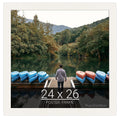 wallsthatspeak 24x26 white Picture Frame for Puzzles Posters Photos or Artwork