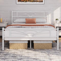 Yaheetech Full Size Bed Frames Metal Platform Bed Mattress Foundation with Cloud-Inspired Design Headboard/Footboard/Ample Under