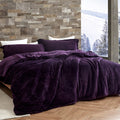 Byourbed The Original Plush - Coma Inducer Oversized Queen Comforter Set - Midnight Purple