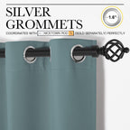 Nicetown Greyish Green Doorway Curtain Privacy, Door Cover Curtain, Sound Reducing Winter Insulated Thermal Room Darkening Blackout Curtains For Bedroom, 84 Inch Length (1 Panel, 5Ft Wide By 7Ft Long)