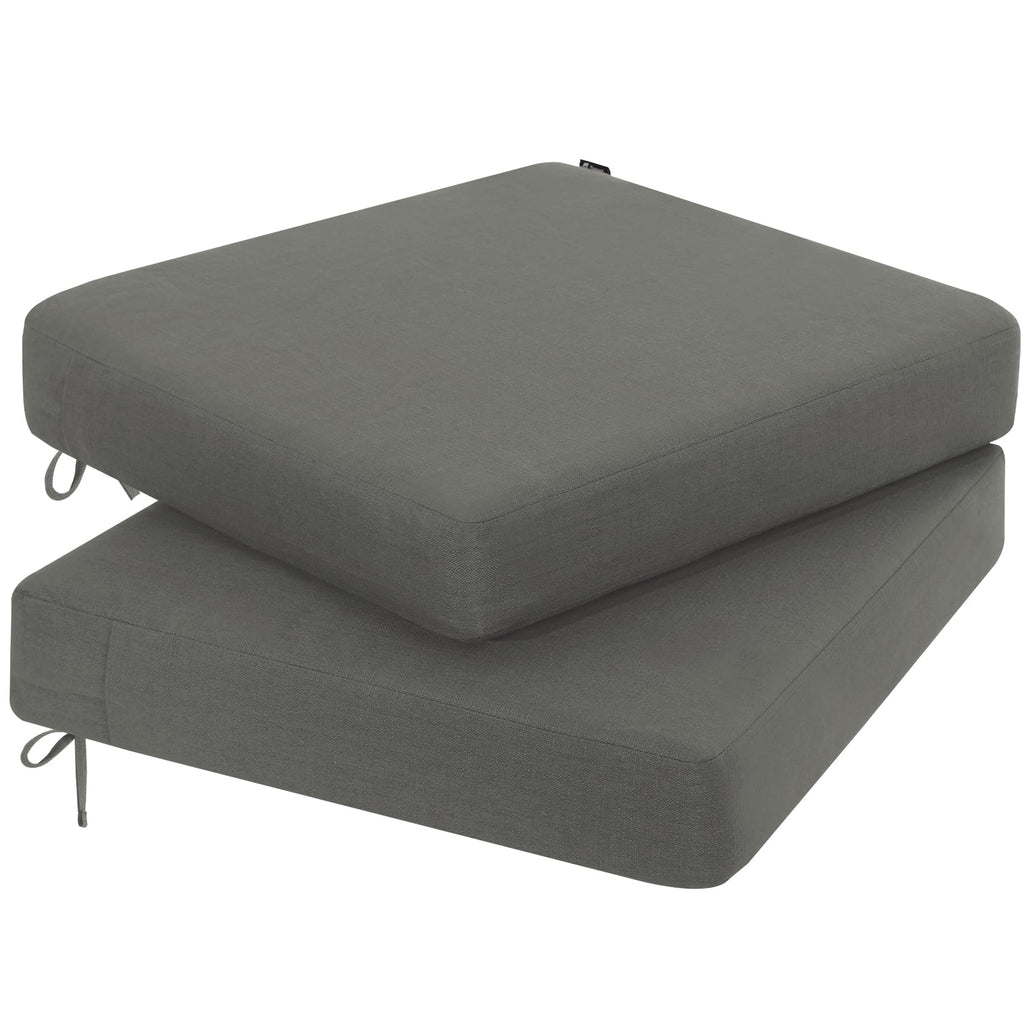 Favoyard Outdoor Chair Cushion 24 X 24 X 4 Inch Rainproof & 3-Year Fade Resistant Patio Furniture Cushions With Removable Cover