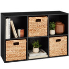 Best Choice Products 6-Cube Storage Organizer, 11In Shelf Opening, Bookcase, Display Shelf, Customizable W/ 3 Removable Back Panels – Greige
